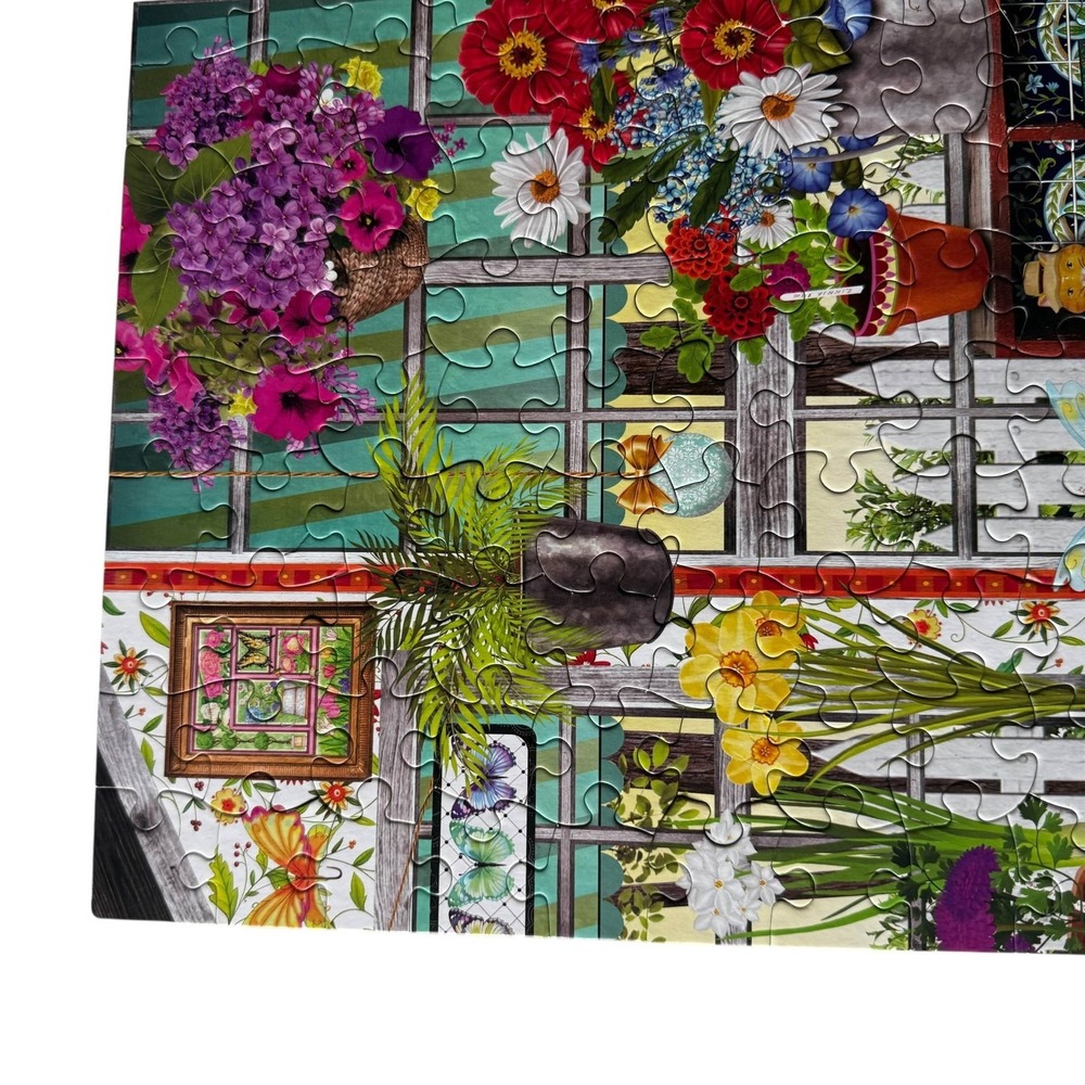 Ceaco Flower Shop Tracy Flickinger 300 Pieces Puzzle Complete - Picture 5 of 8